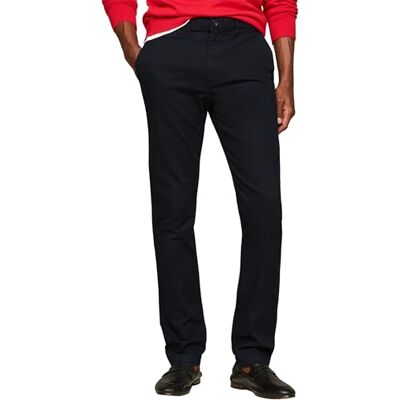Tommy Hilfiger Bleecker Essential Sergé Chino Homme (lot de 1) 32W / 28L Tommy Hilfiger Bleecker Essential Sergé Chino Homme (lot de 1) 32W / 28L
