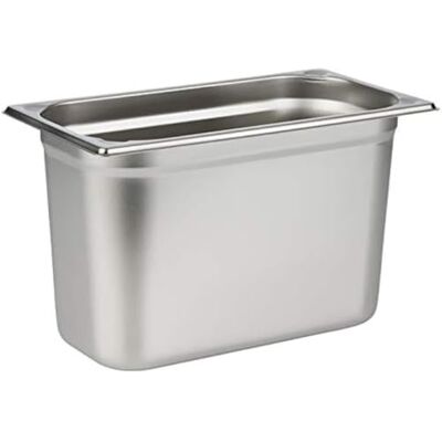 APS 81308 GN 1/3 roestvrijstalen restauratiecontainer, afmetingen 175 x 325 mm/hoogte 200 mm/volume 7,0 l APS 81308 GN 1/3 roestvrijstalen restauratiecontainer, afmetingen 175 x 325 mm/hoogte 200 mm/volume 7,0 l