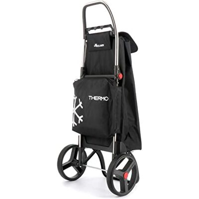 Rolser I-Max Thermo Zen 2 grote wielen, inklapbaar, zwart Rolser I-Max Thermo Zen 2 grote wielen, inklapbaar, zwart