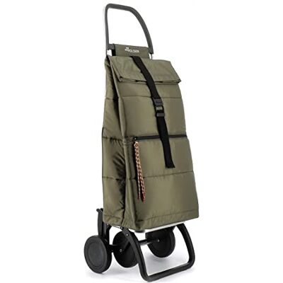 Rolser Boodschappentrolley Big Polar, 4 wielen, kaki Rolser Boodschappentrolley Big Polar, 4 wielen, kaki