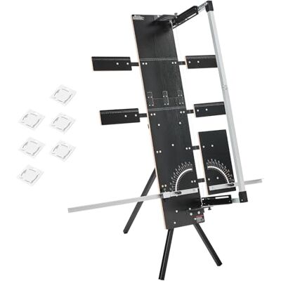 VEVOR 200 W hete draadsnijder van polystyreen met 6 verwarmingsdraden, elektrisch snijgereedschap met maximale snijlengte van 1150 mm voor schuim, spons VEVOR 200 W hete draadsnijder van polystyreen met 6 verwarmingsdraden, elektrisch snijgereedschap met maximale snijlengte van 1150 mm voor schuim, spons