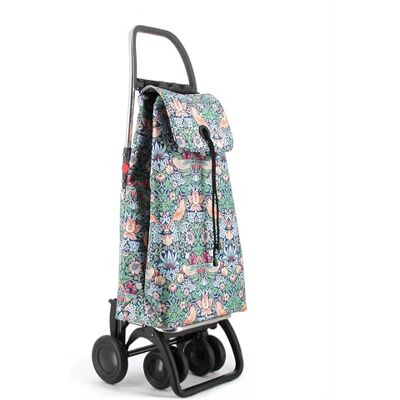 Rolser Boodschappentrolley I-Max William Morris 4 wielen, 2 zwenkbaar, opvouwbaar Birds Rolser Boodschappentrolley I-Max William Morris 4 wielen, 2 zwenkbaar, opvouwbaar Birds