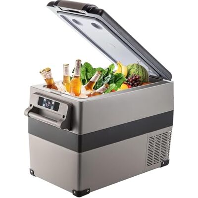 VEVOR Elektrische koelbox voor auto, 45 W, draagbare koelkast met compressie, 45 l, mini-koelkast, 69 x 35 x 46 cm, elektrische koelbox, mini-vriezer, compressor voor huis/auto/camping VEVOR Elektrische koelbox voor auto, 45 W, draagbare koelkast met compressie, 45 l, mini-koelkast, 69 x 35 x 46 cm, elektrische koelbox, mini-vriezer, compressor voor huis/auto/camping