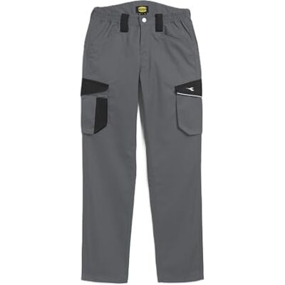 Diadora Win Perform werkbroek voor heren, ISO 13688:2013, grijs (Steel Gray) XS Diadora Win Perform werkbroek voor heren, ISO 13688:2013, grijs (Steel Gray) XS
