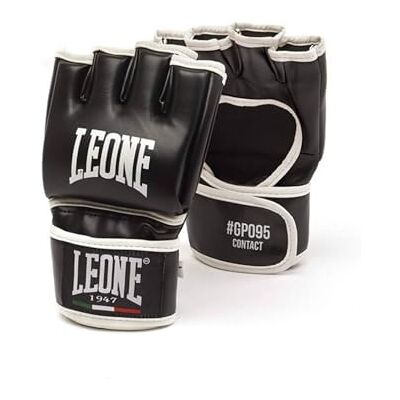 LEONE 1947 , Contact Mma-handschoenen, volwassenen, uniseks, zwart, M, GP095 LEONE 1947 , Contact Mma-handschoenen, volwassenen, uniseks, zwart, M, GP095