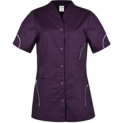 B-well Silvia doktersblouse voor dames, werkblouse, medisch uniform, dames, korte mouwen, V-hals met knopen XL B-well Silvia doktersblouse voor dames, werkblouse, medisch uniform, dames, korte mouwen, V-hals met knopen XL