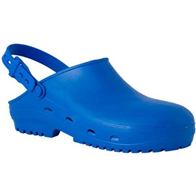 REPOSA Sanitaire klompen model Max, professionele sokkel met koord en SRC antislip rubberen zool, anatomische binnenzool, antistatisch en licht, hemelsblauw, 29 EU, Hemelsblauw 47 EU REPOSA Sanitaire klompen model Max, professionele sokkel met koord en SRC antislip rubberen zool, anatomische binnenzool, antistatisch en licht, hemelsblauw, 29 EU, Hemelsblauw 47 EU