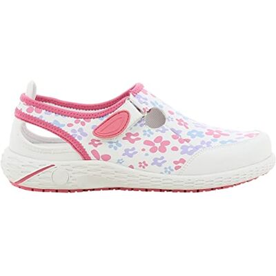 SAFETY JOGGER Oxypas Lina werkschoenen, lichte comfortabele veiligheidsschoenen met klittenbandsluiting, ideaal voor onderhoud, keuken of binnen, antislip, wit 37 EU SAFETY JOGGER Oxypas Lina werkschoenen, lichte comfortabele veiligheidsschoenen met klittenbandsluiting, ideaal voor onderhoud, keuken of binnen, antislip, wit 37 EU