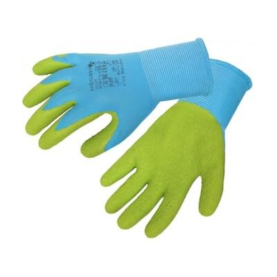 Högert Technik ULLER handschoenen met latexcoating, blauw/groen, maat 9, bescherming tegen mechanische gevaren, flexibiliteit en optimaal draagcomfort Högert Technik ULLER handschoenen met latexcoating, blauw/groen, maat 9, bescherming tegen mechanische gevaren, flexibiliteit en optimaal draagcomfort