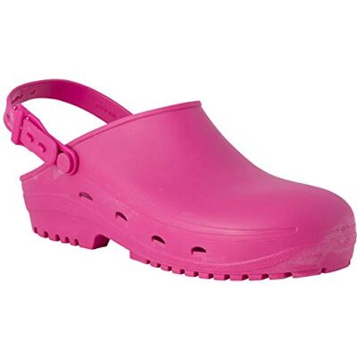 REPOSA Unisex, dames medisch model Max, operatiekamer klomp van rubber, antislip, SRC, steriliseerbaar in een autoclaaf, verstelbaar en opvouwbaar bandje, anatomische zool, antistatisch en licht, 35 EU REPOSA Unisex, dames medisch model Max, operatiekamer klomp van rubber, antislip, SRC, steriliseerbaar in een autoclaaf, verstelbaar en opvouwbaar bandje, anatomische zool, antistatisch en licht, 35 EU