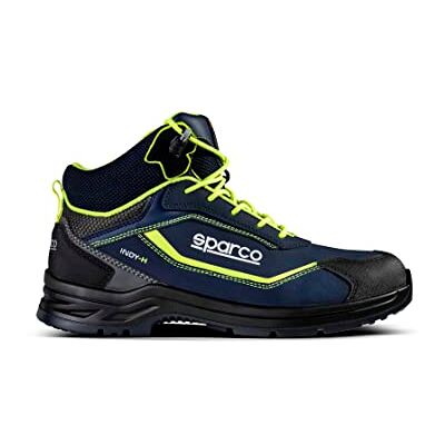 SPARCO Indy-h Richmond Brand- en veiligheidsschoen, uniseks, marineblauw, fluorescerend geel 40 EU SPARCO Indy-h Richmond Brand- en veiligheidsschoen, uniseks, marineblauw, fluorescerend geel 40 EU