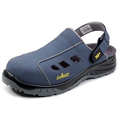 EuroRoutier Fresh Avio, klompen, veiligheidsschoenen van leer, SB+A+E+FO+SRC gecertificeerd, Blauw, 40 EU 40 EU EuroRoutier Fresh Avio, klompen, veiligheidsschoenen van leer, SB+A+E+FO+SRC gecertificeerd, Blauw, 40 EU 40 EU
