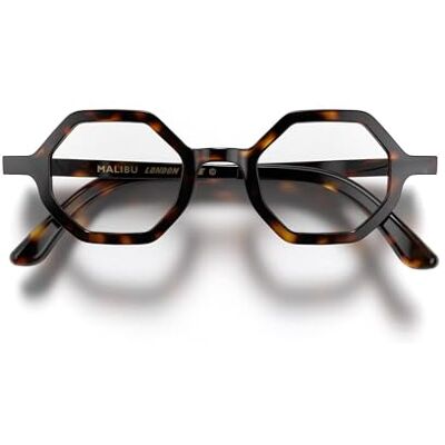 LONDON MOLE ® Malibu Leesbril Cool zeshoek/achthoekige lezers Unisex mannelijke vrouw Veerscharnieren Verres 34 x 42 mm Pont 16 mm Branches 147 mm LONDON MOLE ® Malibu Leesbril Cool zeshoek/achthoekige lezers Unisex mannelijke vrouw Veerscharnieren Verres 34 x 42 mm Pont 16 mm Branches 147 mm