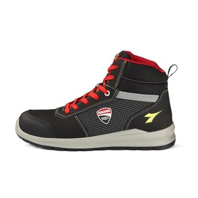 Diadora Speedy Race Mid S3s Fo Sr Sc Met Free Brand- en veiligheidsschoenen, uniseks, Zwart Grijs C2541, 41 EU 41 EU Diadora Speedy Race Mid S3s Fo Sr Sc Met Free Brand- en veiligheidsschoenen, uniseks, Zwart Grijs C2541, 41 EU 41 EU