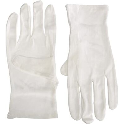 PAPSTAR 12423 set van 12 paar katoenen handschoenen, wit, maat L PAPSTAR 12423 set van 12 paar katoenen handschoenen, wit, maat L