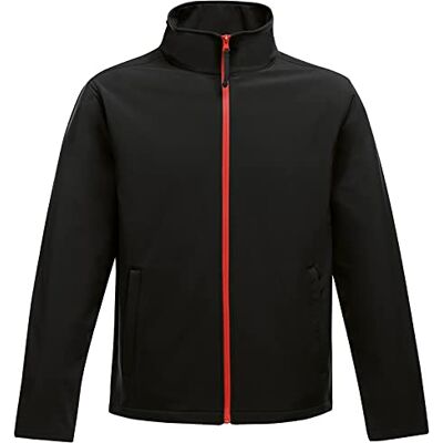 Regatta softshell werkjack voor heren, bedrukt zwart (klassiek rood), S, zwart (klassiek rood) Regatta softshell werkjack voor heren, bedrukt zwart (klassiek rood), S, zwart (klassiek rood)