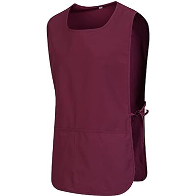 MISEMIYA Chef Aprons Schort Cleaning Kx-868 Keukenschort KX-868 Unisex (1 stuk), Granaat 68, XL XL MISEMIYA Chef Aprons Schort Cleaning Kx-868 Keukenschort KX-868 Unisex (1 stuk), Granaat 68, XL XL