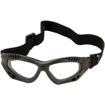 Mil-Tec Brille-15615402 transparant zwart één maat Mil-Tec Brille-15615402 transparant zwart één maat
