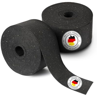 KARAT Terrastapijt op rol, 10 m / 80 mm x 5 mm Bouwbeschermingsmat van rubbergranulaat pads voor terrasplanken Individueel op maat te snijden Rubberen strips KARAT Terrastapijt op rol, 10 m / 80 mm x 5 mm Bouwbeschermingsmat van rubbergranulaat pads voor terrasplanken Individueel op maat te snijden Rubberen strips