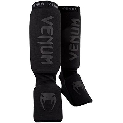 Venum , Kontact Scheenbeschermer voor heren, XS, zwart/zwart Venum , Kontact Scheenbeschermer voor heren, XS, zwart/zwart