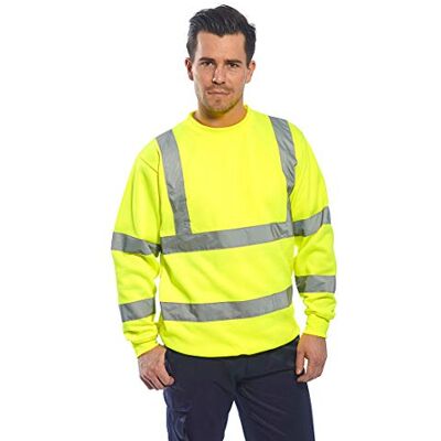 Portwest B303 Sweatshirt, reflecterende strepen, manchetten, geribbelde rand, licht Portwest B303 Sweatshirt, reflecterende strepen, manchetten, geribbelde rand, licht