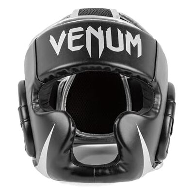 Venum Challenger Veiligheidshelm zwart/zilver Venum Challenger Veiligheidshelm zwart/zilver