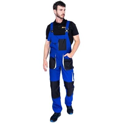 MAZALAT work wear Overalls met bretels voor heren, Zwart, Grote maten, Werkbroek voor heren, Kniesteun met kniezakken, Kniebeschermers, Robuuste werkbroek, Zwart/Blauw M MAZALAT work wear Overalls met bretels voor heren, Zwart, Grote maten, Werkbroek voor heren, Kniesteun met kniezakken, Kniebeschermers, Robuuste werkbroek, Zwart/Blauw M