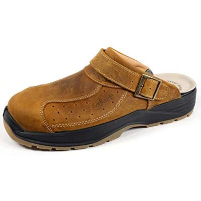 EuroRoutier Premium Leather Tucson Brown veiligheidsschoenen voor heren, Bruin, 46 EU 46 EU EuroRoutier Premium Leather Tucson Brown veiligheidsschoenen voor heren, Bruin, 46 EU 46 EU