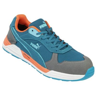 Puma Safety Frontside Low werkschoen veiligheidsschoen S1P ESD HRO SRC glasvezelkap, antislip, hittebestendig, metaalvrij, heren 44 EU Puma Safety Frontside Low werkschoen veiligheidsschoen S1P ESD HRO SRC glasvezelkap, antislip, hittebestendig, metaalvrij, heren 44 EU