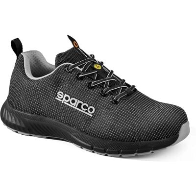 SPARCO Traction Asan S3s Brand- en veiligheidsschoenen, uniseks, Zwart Zilver, 43 EU 43 EU SPARCO Traction Asan S3s Brand- en veiligheidsschoenen, uniseks, Zwart Zilver, 43 EU 43 EU
