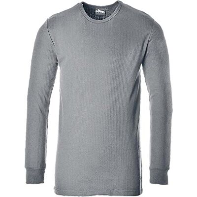 Portwest Thermoshirt met lange mouwen, kleur: Grijs, maat: L, B123GRRL, grijs, L L Portwest Thermoshirt met lange mouwen, kleur: Grijs, maat: L, B123GRRL, grijs, L L