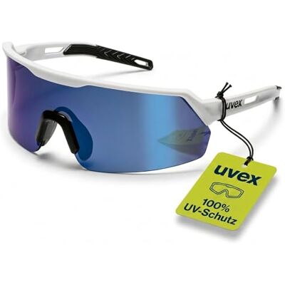 Uvex Ultrashield Veiligheidsbril, krasbestendig en anti-condens, werkbril en sportbeugel met 100% uv-bescherming, antislip en comfortabel Uvex Ultrashield Veiligheidsbril, krasbestendig en anti-condens, werkbril en sportbeugel met 100% uv-bescherming, antislip en comfortabel