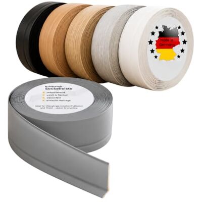 KARAT Zelfklevende plint 50 x 15 mm Keukenplint opvouwbaar individueel op maat te snijden Flexibele PVC plint Oslo (licht beuken, lengte: 25 meter) KARAT Zelfklevende plint 50 x 15 mm Keukenplint opvouwbaar individueel op maat te snijden Flexibele PVC plint Oslo (licht beuken, lengte: 25 meter)