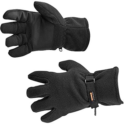 Portwest Thinsulate fleece handschoenen gevoerd remblokken werkkleding GL12 Portwest Thinsulate fleece handschoenen gevoerd remblokken werkkleding GL12