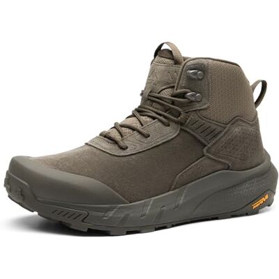NORTIV 8 Tactische militaire werklaarzen voor heren, waterdicht, leer, licht, antislip, wandellaarzen, Koffie 40 EU Large NORTIV 8 Tactische militaire werklaarzen voor heren, waterdicht, leer, licht, antislip, wandellaarzen, Koffie 40 EU Large