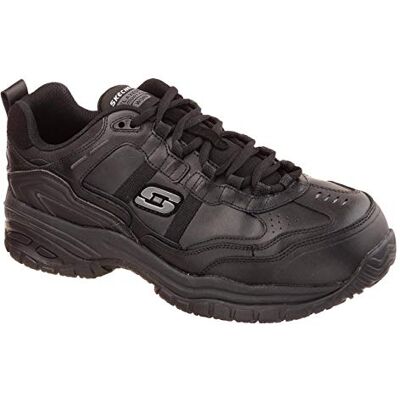 Skechers Heren Soft Stride Grinnel veiligheidsschoen, zwart, 44 EU 44 EU Skechers Heren Soft Stride Grinnel veiligheidsschoen, zwart, 44 EU 44 EU