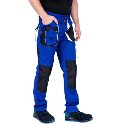 MAZALAT work wear MAZALAT werkbroek voor heren, met kniezakken. Werkbroek voor heren, werkkleding, meerdere zakken, grote maat S XXXL, herenkleding, hoge kwaliteit, 60, Zwart/Blauw XXL MAZALAT work wear MAZALAT werkbroek voor heren, met kniezakken. Werkbroek voor heren, werkkleding, meerdere zakken, grote maat S XXXL, herenkleding, hoge kwaliteit, 60, Zwart/Blauw XXL