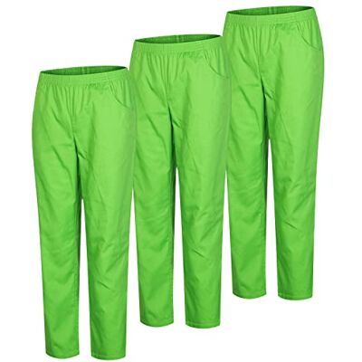 MISEMIYA Set van 3 uniseks sanitaire broeken, medisch uniform, werkbroek MISEMIYA Set van 3 uniseks sanitaire broeken, medisch uniform, werkbroek