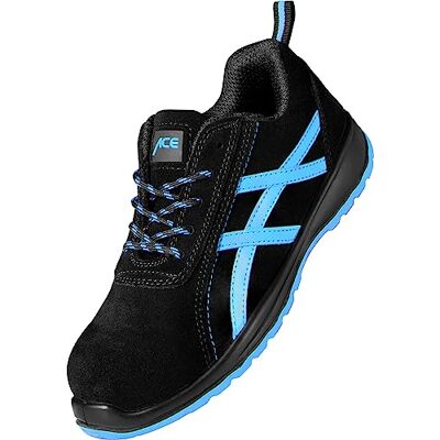 ACE Aurora veiligheidsschoenen voor dames, Zwart/Blauw 37 EU ACE Aurora veiligheidsschoenen voor dames, Zwart/Blauw 37 EU