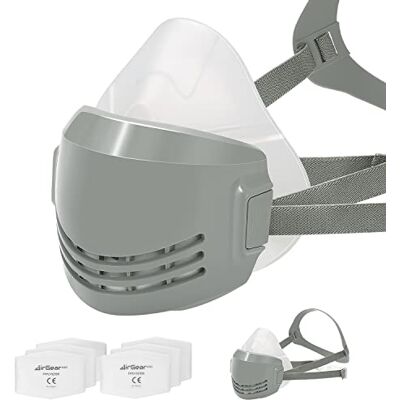 AirGearPro D-200 P2 herbruikbaar stofmasker met filters AirGearPro D-200 P2 herbruikbaar stofmasker met filters