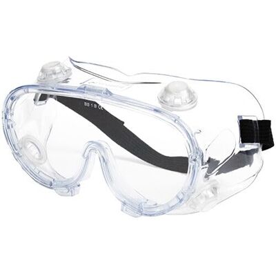 B-SAFETY ClassicLine Protect Standaard veiligheidsbril van polycarbonaat, transparant, schokbestendig, verstelbare hoofdband, transparant B-SAFETY ClassicLine Protect Standaard veiligheidsbril van polycarbonaat, transparant, schokbestendig, verstelbare hoofdband, transparant