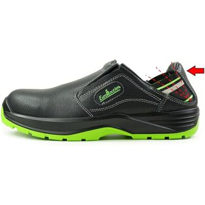 EuroRoutier Hybrid Nappa Black Vera leer, S1P SRC gecertificeerde veiligheidssandalen, zwart, 44 EU 44 EU EuroRoutier Hybrid Nappa Black Vera leer, S1P SRC gecertificeerde veiligheidssandalen, zwart, 44 EU 44 EU