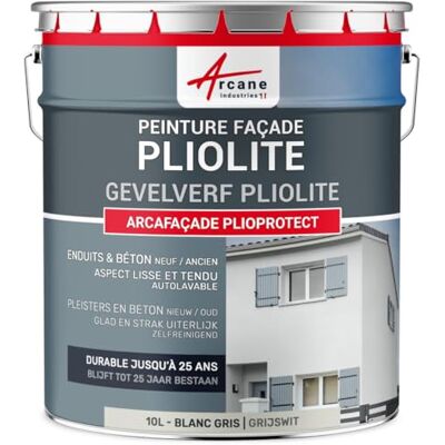 ARCANE INDUSTRIES Pliolite verf ARCAFACADE PLIOPROTECT grijs/wit RAL 9002-10 L (+ of 80 m² in 1 laag) ARCANE INDUSTRIES Pliolite verf ARCAFACADE PLIOPROTECT grijs/wit RAL 9002-10 L (+ of 80 m² in 1 laag)