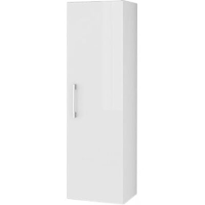 Deftrans Hoge badkamerkast, wit glanzend, 125 x 33 cm, smalle badkamerkast met deuren, hoge badkamerkast met opbergruimte, badkamerkast Deftrans Hoge badkamerkast, wit glanzend, 125 x 33 cm, smalle badkamerkast met deuren, hoge badkamerkast met opbergruimte, badkamerkast