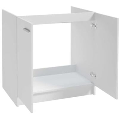 Deftrans . Wastafelonderkast 80 cm wit staand Badkamermeubel keuken onderhoudsvriendelijk Badkamerkast onder wastafel modern Onderkast zonder wastafel voor zelfmontage Deftrans . Wastafelonderkast 80 cm wit staand Badkamermeubel keuken onderhoudsvriendelijk Badkamerkast onder wastafel modern Onderkast zonder wastafel voor zelfmontage