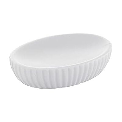 Gedy Wit, G-Marika, zeepbakje, componenten van keramiek, afmetingen 3 x 12 x 8,3 cm en gewicht 0,315 kg, R&S-design, uniek Gedy Wit, G-Marika, zeepbakje, componenten van keramiek, afmetingen 3 x 12 x 8,3 cm en gewicht 0,315 kg, R&S-design, uniek