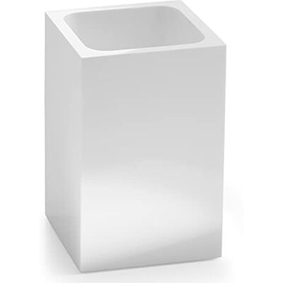 Gedy Wit, G-Bangkok badkamer, afmetingen en gewicht: 11 x 7,4 x 7,4 cm & 0,305 kg, tandenborstelhouder van hars en zand, R&D-design, 2 jaar garantie, uniek Gedy Wit, G-Bangkok badkamer, afmetingen en gewicht: 11 x 7,4 x 7,4 cm & 0,305 kg, tandenborstelhouder van hars en zand, R&D-design, 2 jaar garantie, uniek
