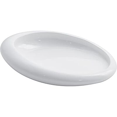 Gedy G-Iside Zeepbakje voor badkamer, wit, afmetingen en gewicht: 2,9 x 15,2 x 11,5 cm en 0,15 kg, stevige zeepbakje van hars en zand, R&D-design, 2 jaar garantie Gedy G-Iside Zeepbakje voor badkamer, wit, afmetingen en gewicht: 2,9 x 15,2 x 11,5 cm en 0,15 kg, stevige zeepbakje van hars en zand, R&D-design, 2 jaar garantie
