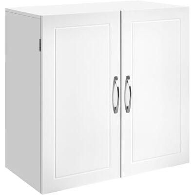 VASAGLE Wandkast voor badkamer, wandkast voor badkamer, 30 x 60 x 60 cm, medicijnkast met verstelbare planken, wolkenwit BBC321W01 VASAGLE Wandkast voor badkamer, wandkast voor badkamer, 30 x 60 x 60 cm, medicijnkast met verstelbare planken, wolkenwit BBC321W01
