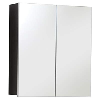 trendteam smart living Line Spiegelkast, grijs/wit, moderne badkamerspiegel met volledig spiegelfront, 60 x 67 x 18 cm (b x h x d), 3 vakken en 2 legplanken trendteam smart living Line Spiegelkast, grijs/wit, moderne badkamerspiegel met volledig spiegelfront, 60 x 67 x 18 cm (b x h x d), 3 vakken en 2 legplanken